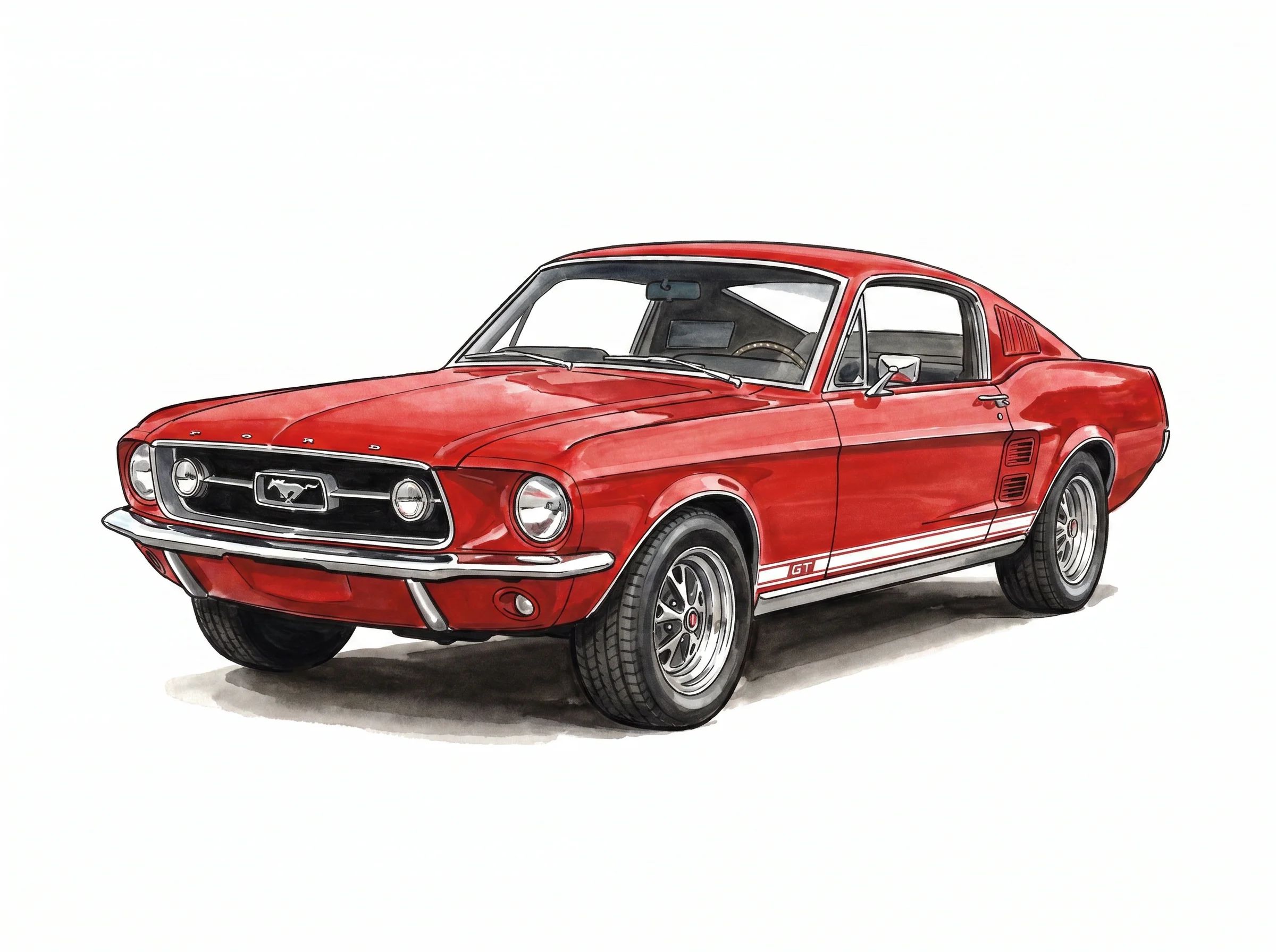 Ford Mustang Fastback '67 · Studio Minimal