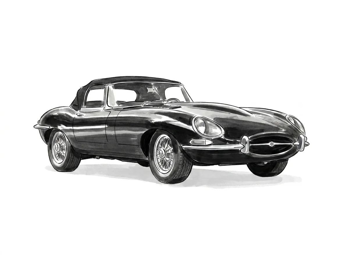 Jaguar E-Type Series 1 OTS · Studio Minimal