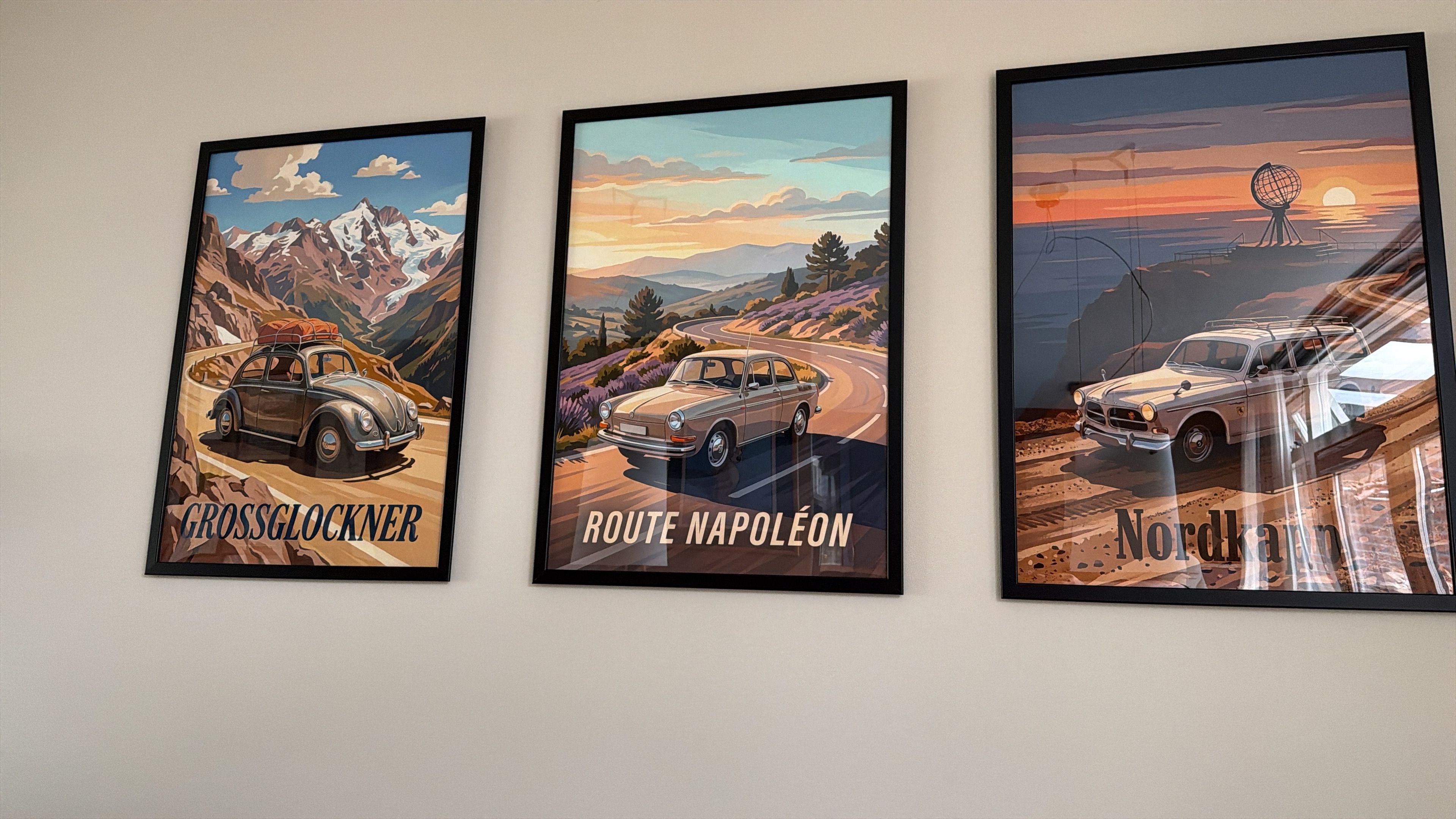 VW kever, VW 1600, Volvo Amazon combi — Rob